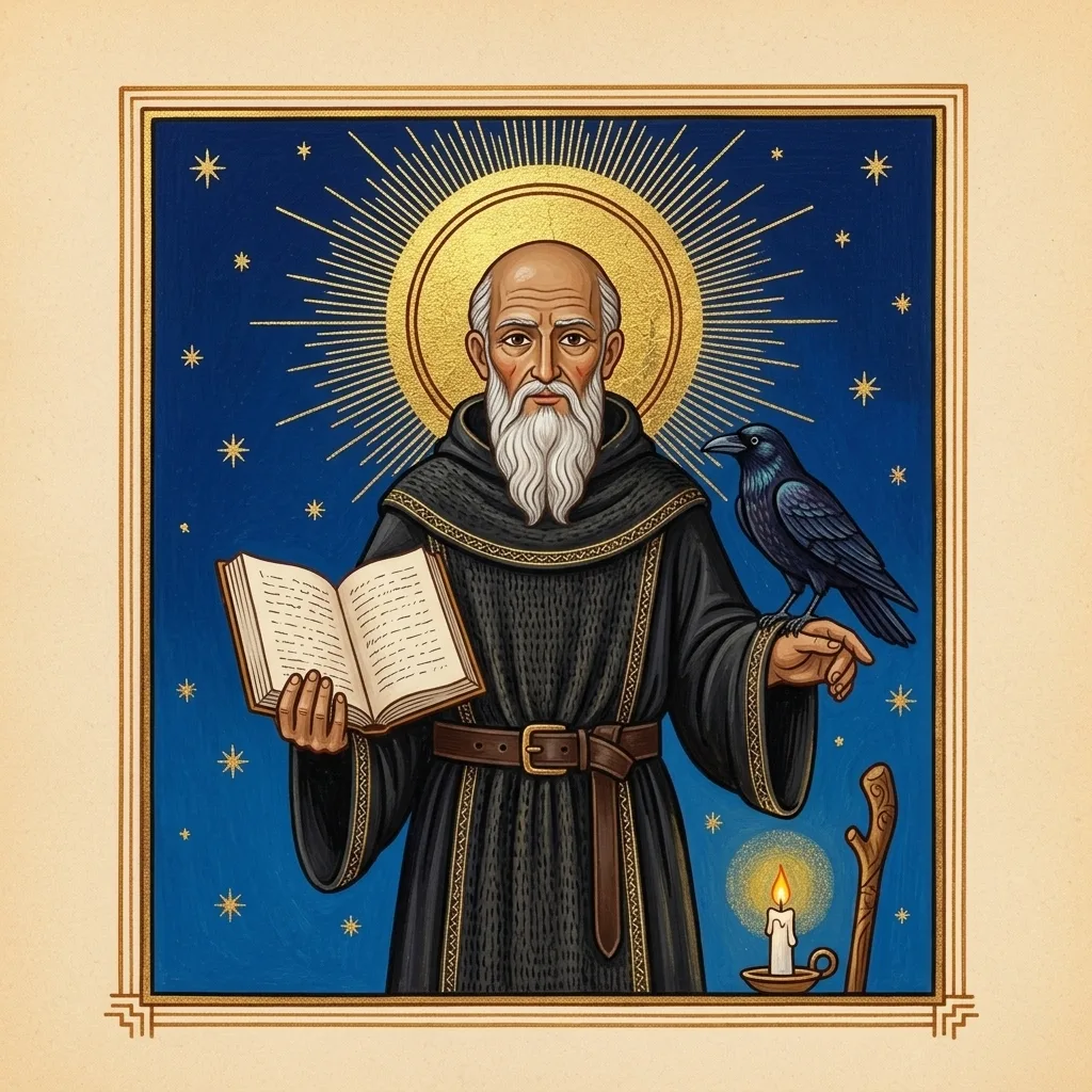Benedict of Nursia — illustrated lesson