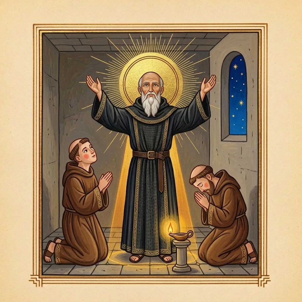 Benedict of Nursia — scene 1