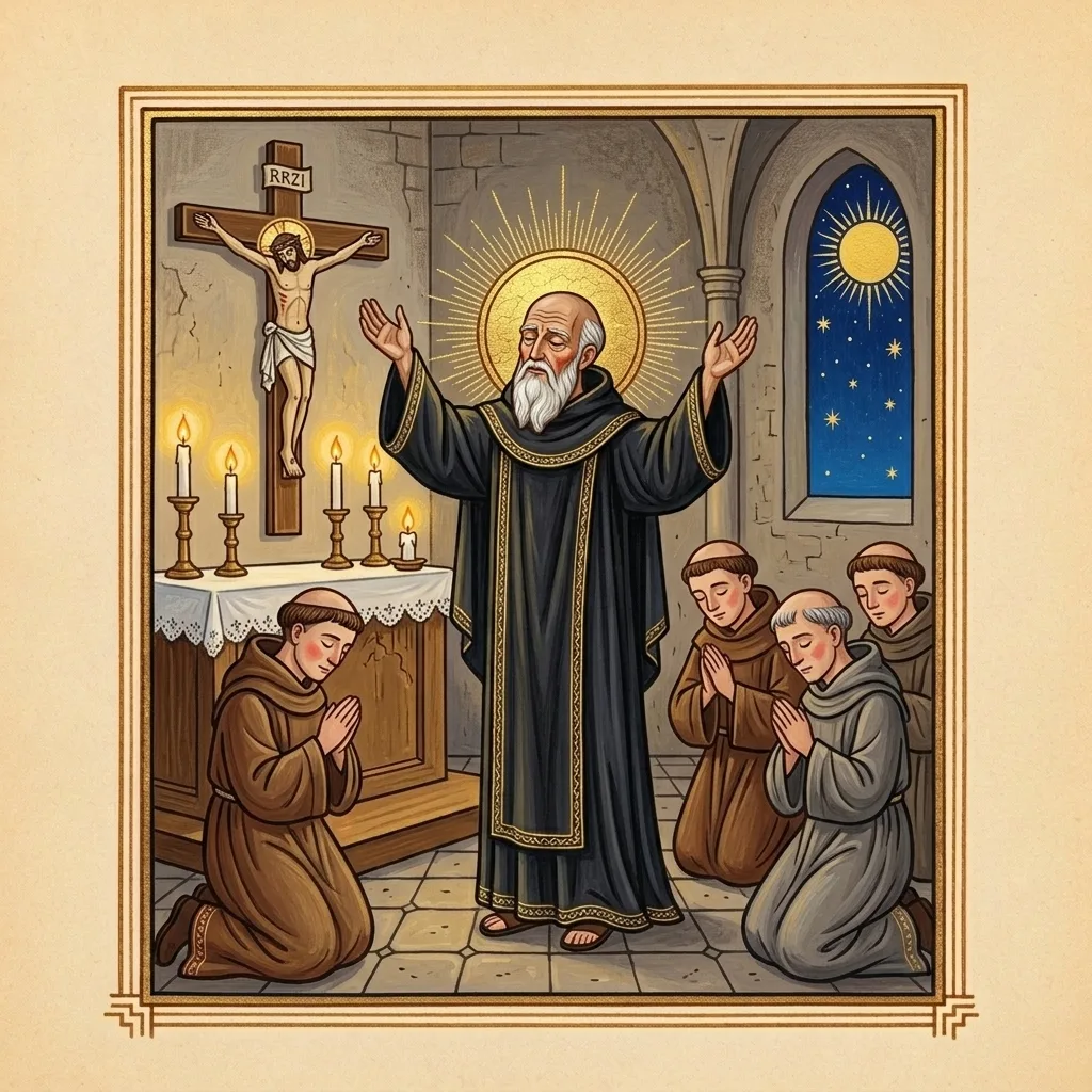 Benedict of Nursia — scene 11
