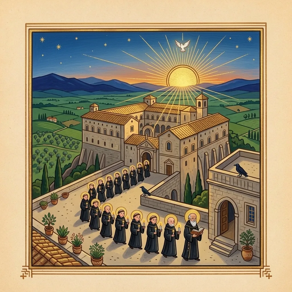 Benedict of Nursia — scene 12