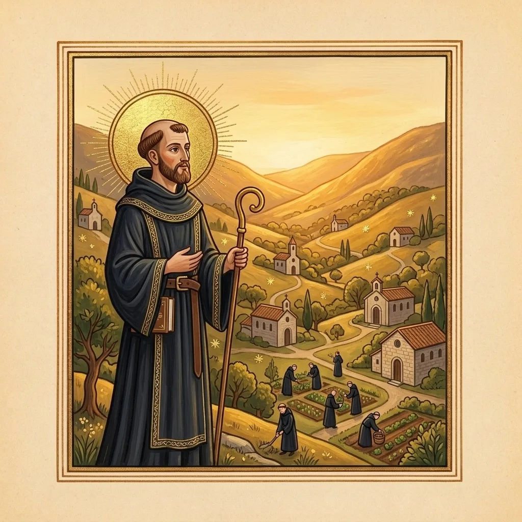 Benedict of Nursia — scene 6