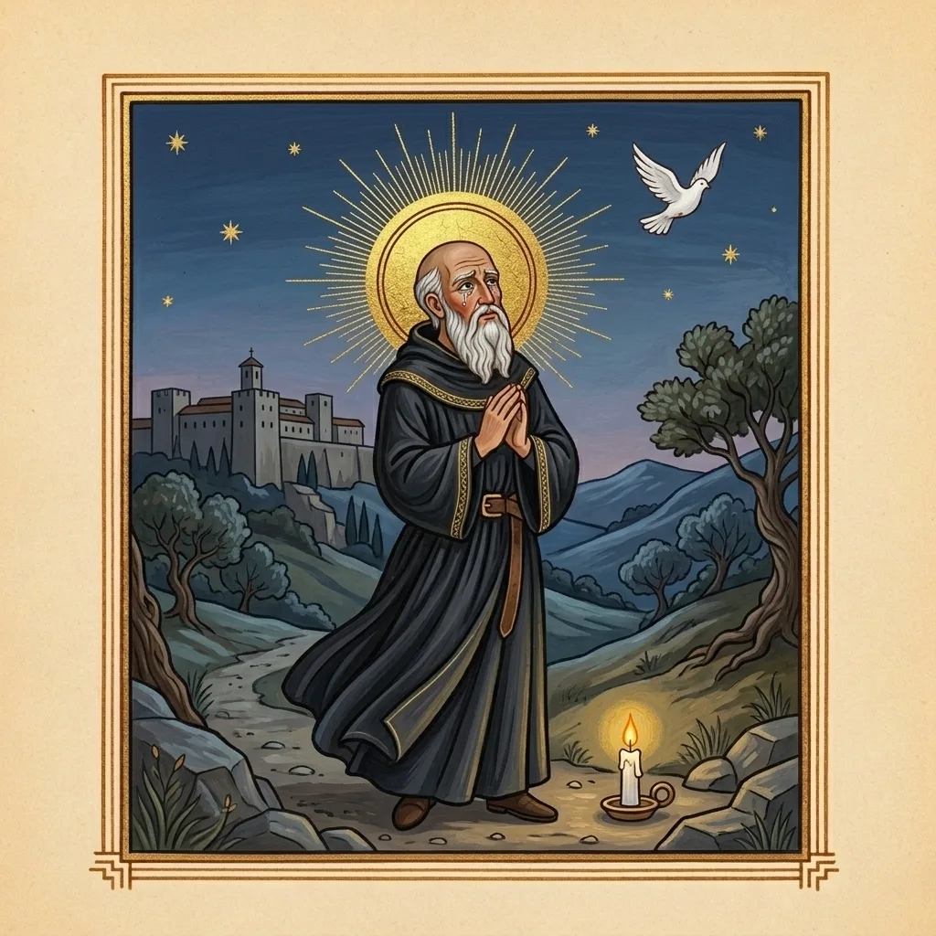 Benedict of Nursia — scene 9