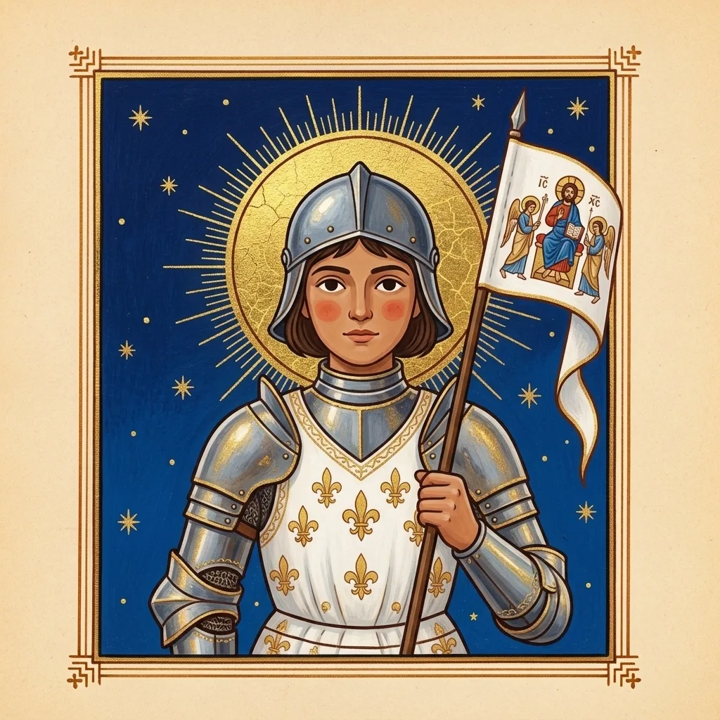 Joan of Arc — illustrated lesson