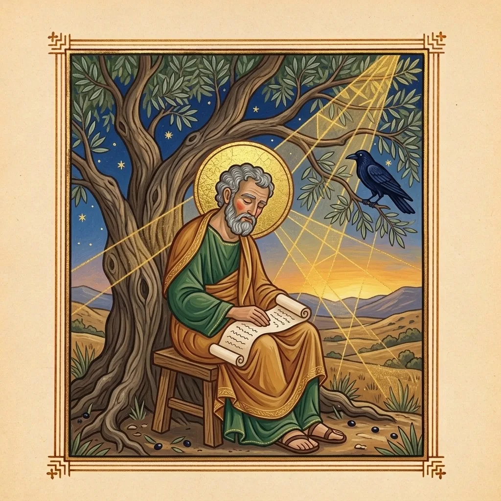 Luke the Evangelist — scene 11