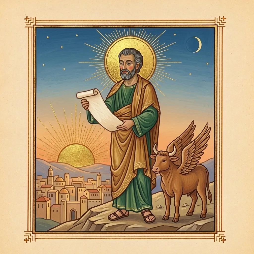Luke the Evangelist — scene 13