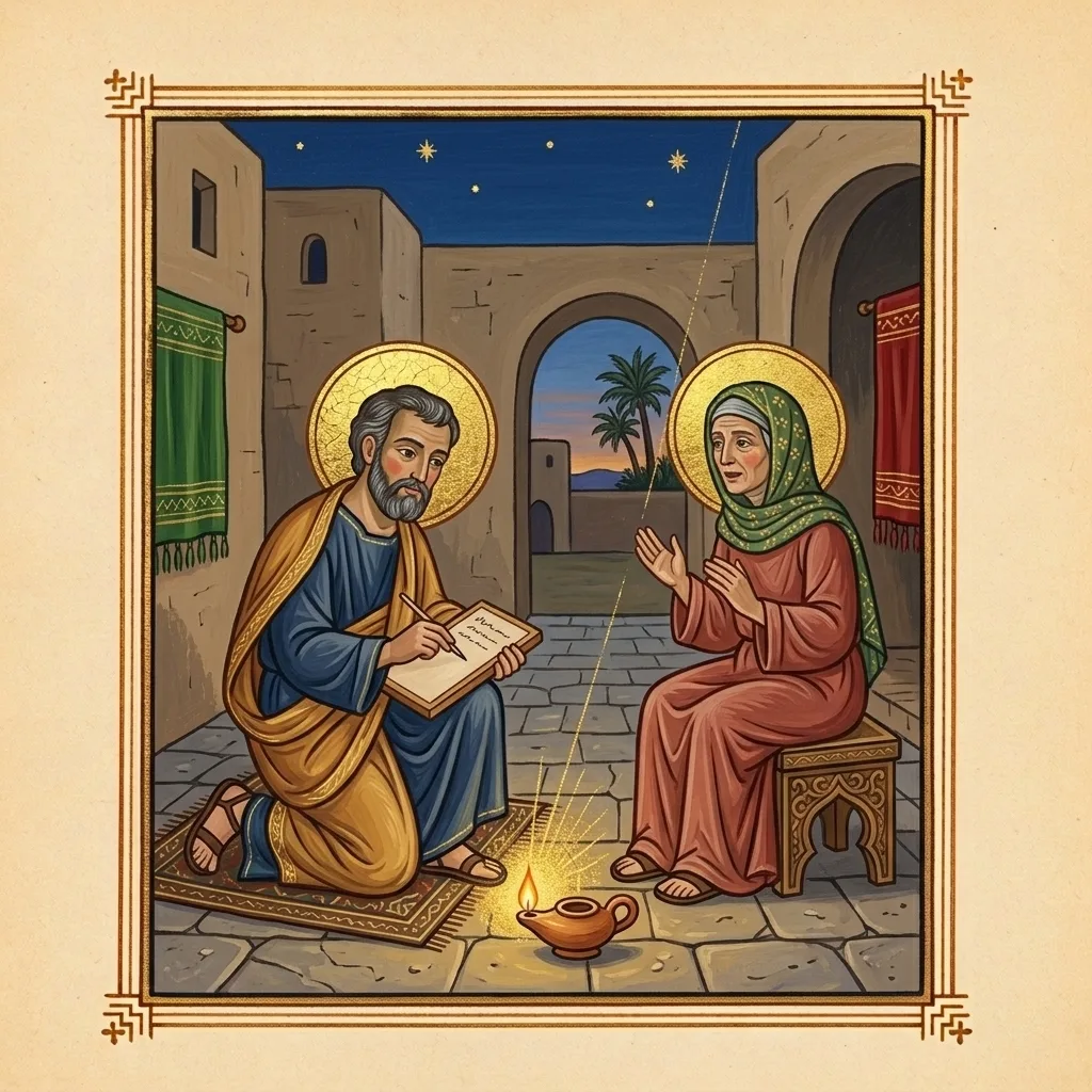 Luke the Evangelist — scene 6