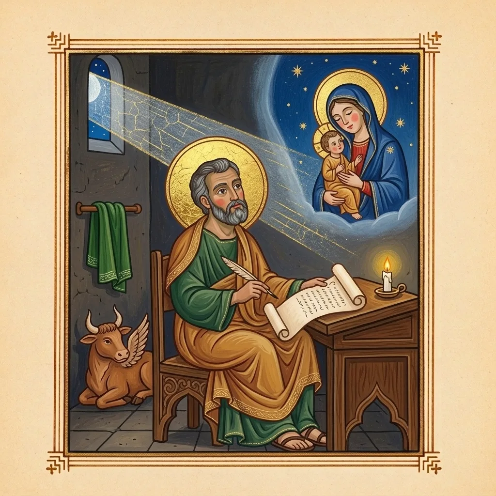 Luke the Evangelist — scene 8